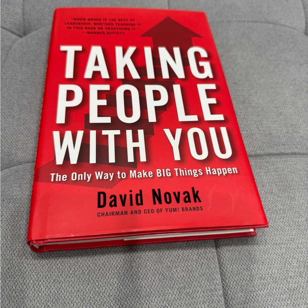 Taking People With You-Hardcover Book -David Novak Leadership